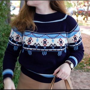 Vintage Fair Isle Sweater